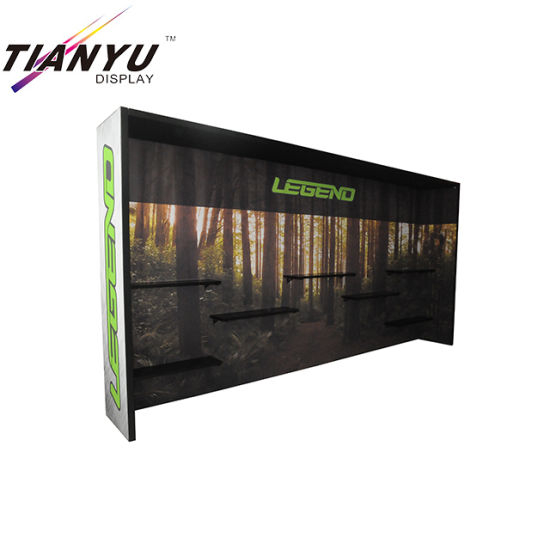 Freistehende LED Light Box Backlit Messemessestand