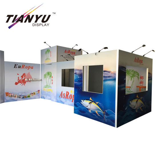 10FT Customized Portable Messestand für Messedisplay