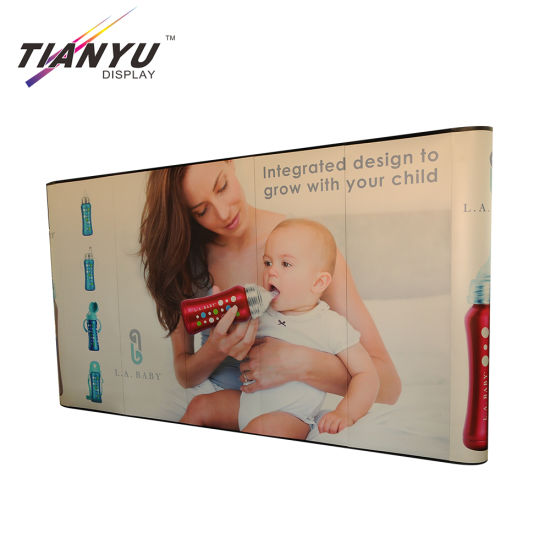Heat Transfer Printing Tension Fabric Pop Up Display Tragbare Hintergrund Stand