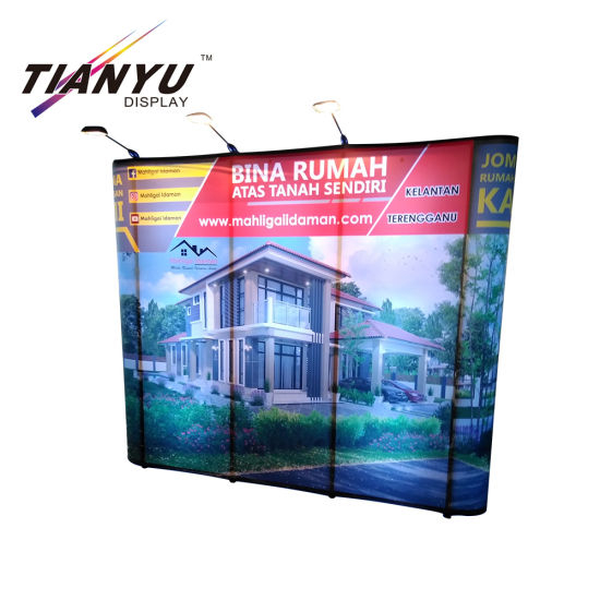 Aluminium 3 * 3-Ausstellungsstand Messestand Pop Up Banner