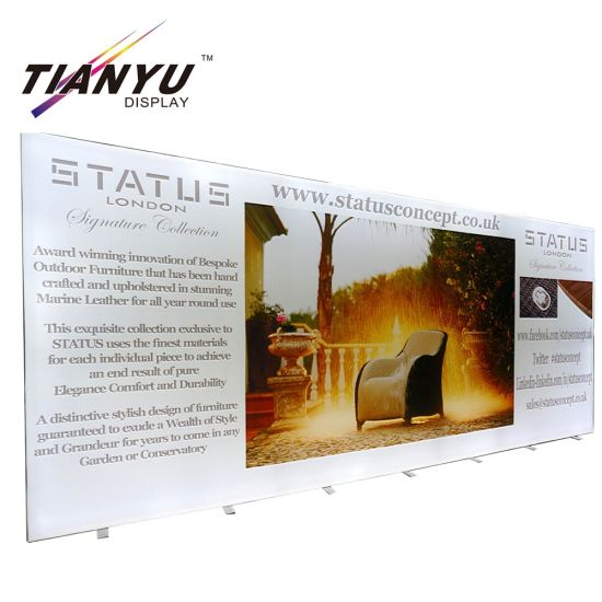 Hohe Qualität Modular Frameless Stoff LED-Licht Box für Werbung