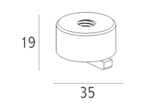 35mm Schraubmutter