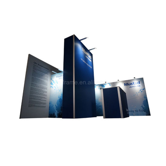 Werbung Modulare Aluminiumprofil Standmessestand 10X10