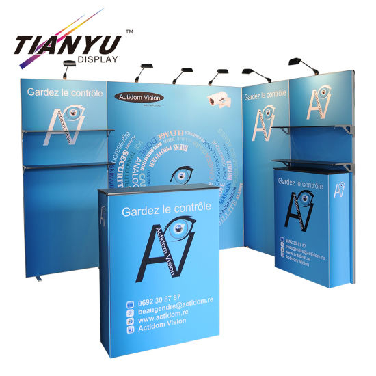 Hot Aluminium 10 * 20feet Messestand-Design zum Verkauf
