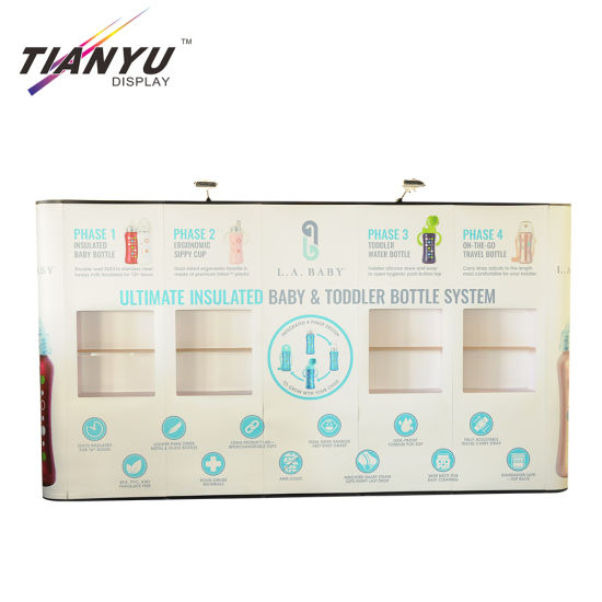 Heat Transfer Printing Tension Fabric Pop Up Display Tragbare Hintergrund Stand