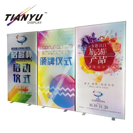 Verdicken 120mm Doppelseitige edgelit LED Stoff Light Box für große Messe Anzeige