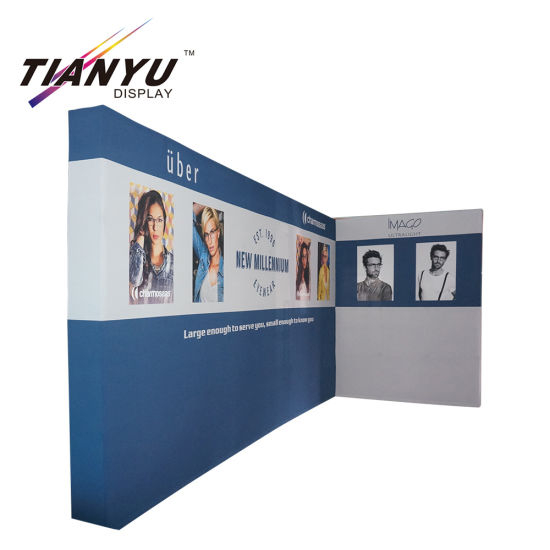 Benutzerdefinierte Step and Repeat Banner Pop up Wall Display für Hochzeit