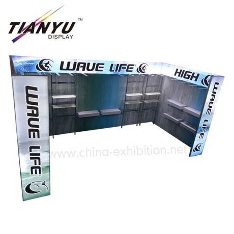 3X5 Lightweight Booth Exponate für den Kleiderhandel
