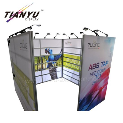 Tian Yu Do Insel Messestand Stand Design 10X10 Füße mit Regalsystem