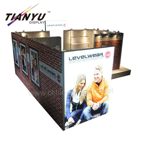 Future Trend wiederverwendbare Aluminium Extrusion Design 20X20ft Verkauf Kleidung Messestand