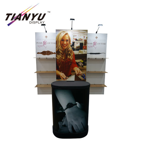 Messe-Display Tension Fabric Exhibition Booth Stoff Wand