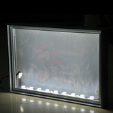 Aluminiumprofile LED Light Display Bild Seg Rahmen Einseitig Frameless Stoff Light Box
