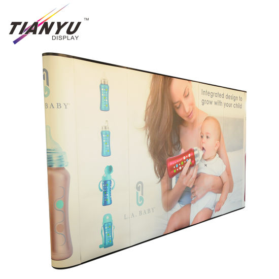 Heat Transfer Printing Tension Fabric Pop Up Display Tragbare Hintergrund Stand