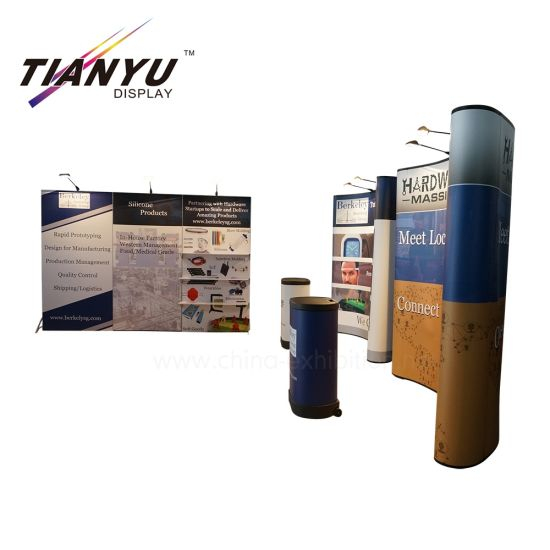 Folding DIY Messestand PVC Kulisse Wand Magnetic Pop up Display Banner