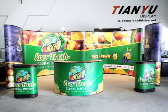 Stand Pop Up Display Ständer Promotion anzeigen Gerade Stoff Stände Drucken