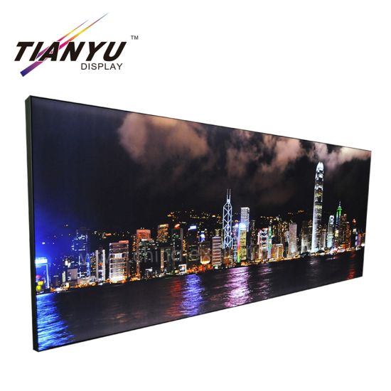 Customized 100mm Aluminiumprofil mit Hintergrundbeleuchtung LED Seg Frameless Stoff Light Box