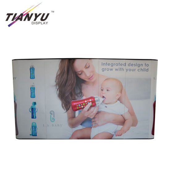 Heat Transfer Printing Tension Fabric Pop Up Display Tragbare Hintergrund Stand