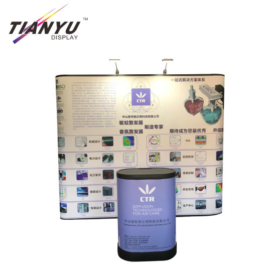 Großhandel Pop up Hintergrund Stand Pop Up Display Stand