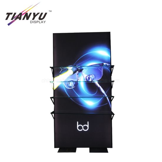 Tianyu werbung einzelhandel stoff licht box in der messe stand