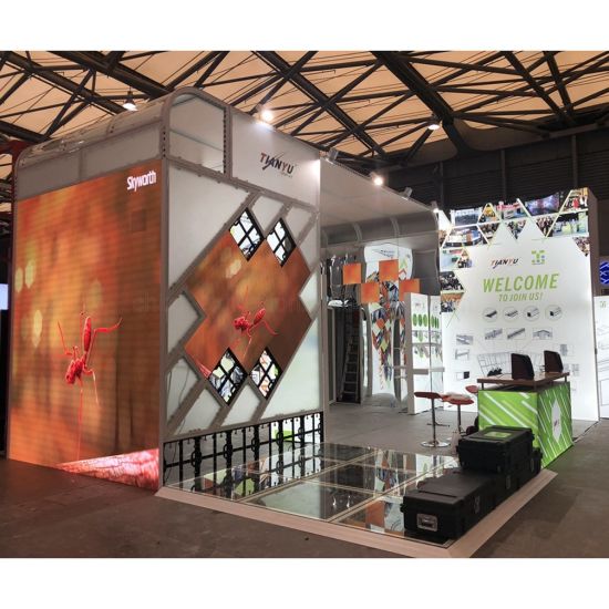 Big Advertising Messemessestand P2.81 ​​LED Panel / Bildschirm / Video Wand
