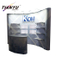 Tragbare Aluminiumrohre Internes Regalbrett beweglicher Standplatz 3 * 3 Pop up Banner