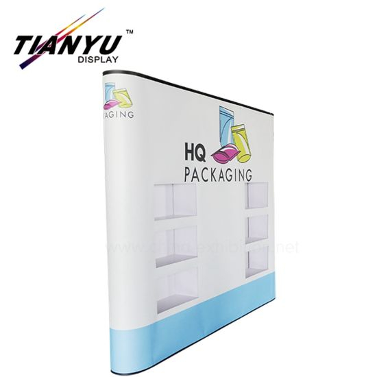 Faltbare Messestand PVC-Hintergrund-Wand Magnetic Pop Up Display Banner