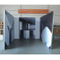 Selber bedrucken Werbung anzeigen 3X3 Aluminium Messestand-Design