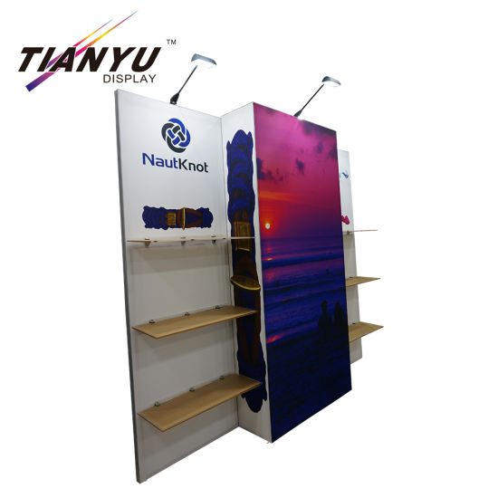 Messe-Display Tension Fabric Exhibition Booth Stoff Wand
