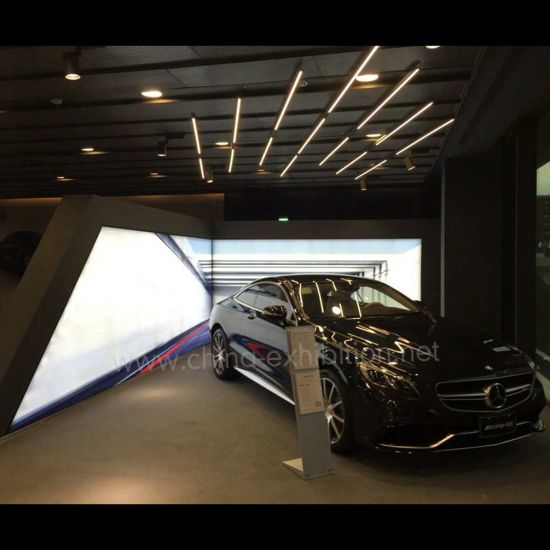 Jede Form Luxury Store LED Billboard Aluminium Stoff Textile Light Box Customized