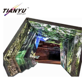 Tian Yu Do Individuelle Messestand-Design verwendet in unterschiedlicher Form Aluminium Stoff LED Light Box