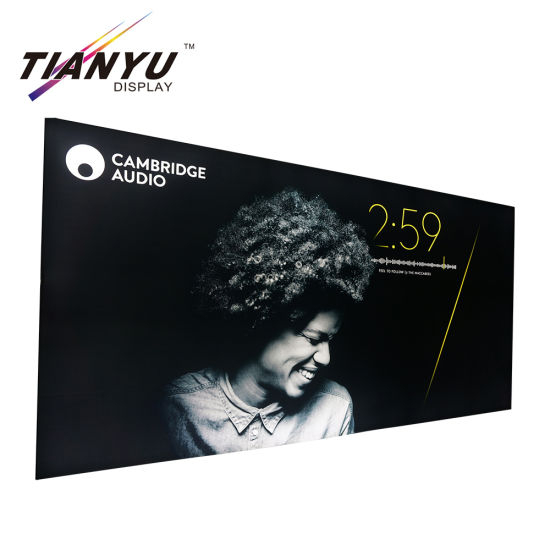 Benutzerdefinierte Spannungs-Gewebe-Modular 3X3 bewegliches Aluminium Ausstellung Messestand